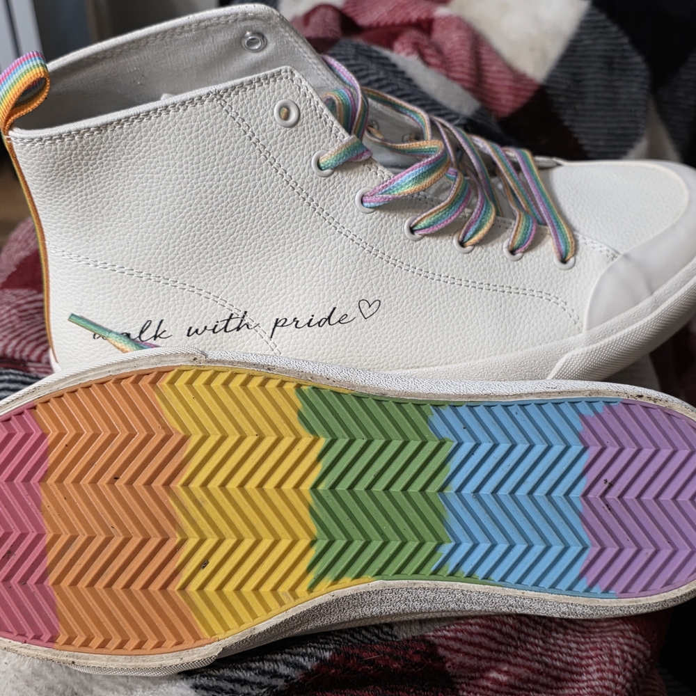 Dolce Vita White and Red Sneakers with Vibrant Design